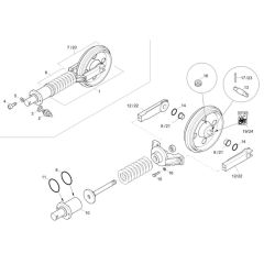 Track Tensioner for Wacker EZ80