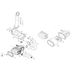 Air Cleaner for Wacker EZ80