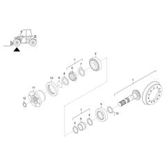 Drive Assembly for Wacker TH408