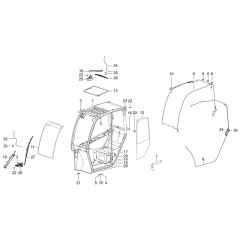 Cabin Frame for Wacker TH412