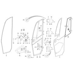 Door Assembly for Wacker TH625
