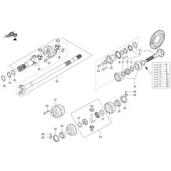Drive Assembly for Wacker TH627