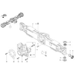 Axle Tube Assembly for TH730