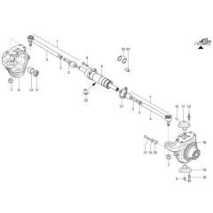 Steering Cylinder for Wacker TH730