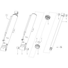 Lift Cylinder for Wacker TH730