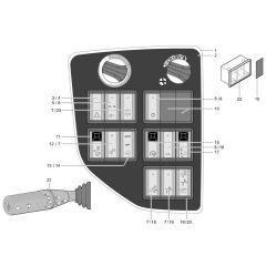 Instrument Panel for Wacker TH730