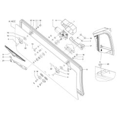 Window Assembly for Wacker TH730