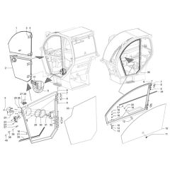 Door Assembly for Wacker TH735