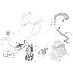 Air Cleaner for Wacker TH735