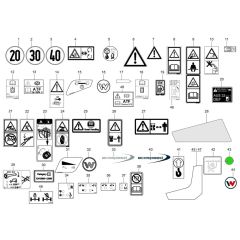 Decals for Wacker TH740