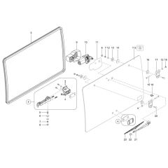 Door Assembly for Wacker TH744