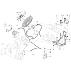 Fan Drive Assembly for Wacker TH744