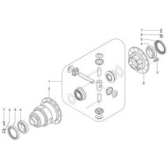 Rear Differential for Wacker TH750