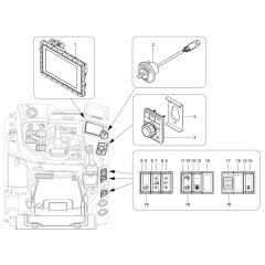 Instrument Panel for Wacker TH750