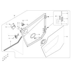 Door Assembly for Wacker TH750