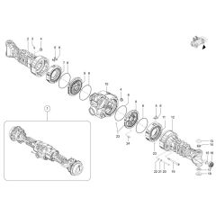 Axle Tube Assembly for TH750