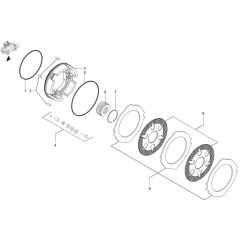 Rear Brake Assembly for TH750