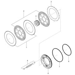 Rear Brake Assembly for Wacker TH755