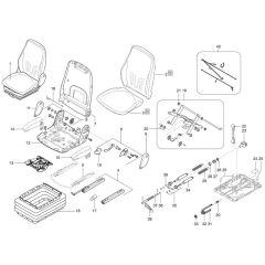Seat Assembly for Wacker TH755
