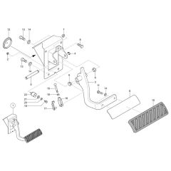 Brake Pedal Assembly for TH755