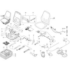 Seat Assembly for Wacker TH942