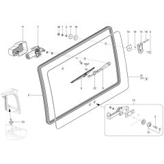 Window Assembly for Wacker TH942