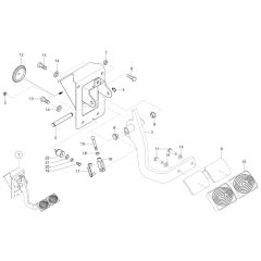 Brake Pedal Assembly for Wacker TH955