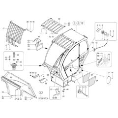 Cabin Assembly for Wacker TH955