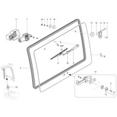 Window Assembly for Wacker TH955