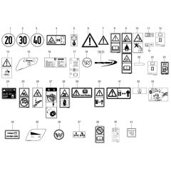Decals for Wacker TH955