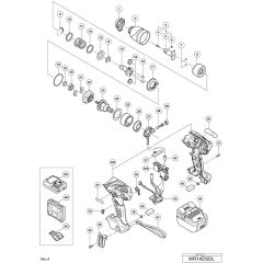 Main Assembly for Hikoki WR14DSDL