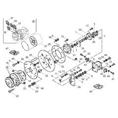 Rear Drum Assembly for Wacker RD10 Roller