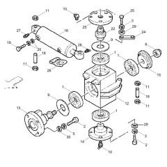 Steering Articulation Assembly for Wacker RD10 Roller
