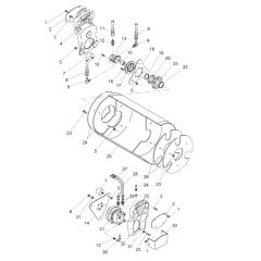 Front Drum Assembly for Wacker RD11 Roller