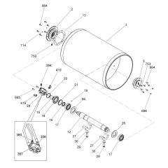Exciter Assembly for Wacker RD16 Roller