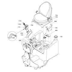 Water Tank Assembly for Wacker RD16 Roller
