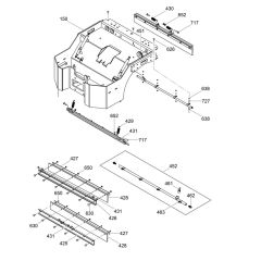 Rear Scraper Assembly for Wacker RD16 Roller