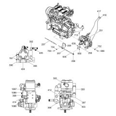 Hydraulic Pump Assembly for Wacker RD16 Roller