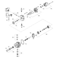 Hydraulic Pump Assembly -1 for Wacker RD16 Roller