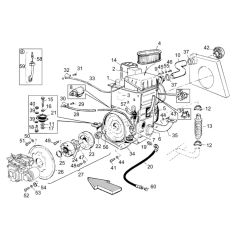 Engine Assembly for Wacker RD25 Roller