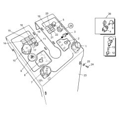 Instrument Panel Assembly for Wacker RD25 Roller