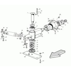 Articulated Joint Assembly for Wacker RD25 Roller