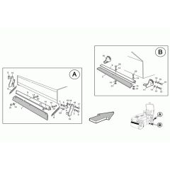 Rear Scraper Assembly for Wacker RD25 Roller