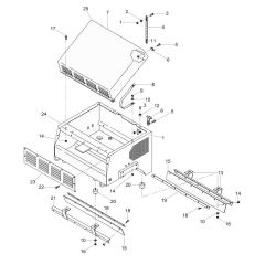 Front Frame Assembly for Wacker RD880V Roller