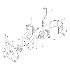 Drive Motor Assembly for Wacker RD880V Roller