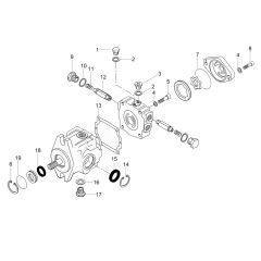 Drive Pump Assembly -1 for Wacker RD880V Roller