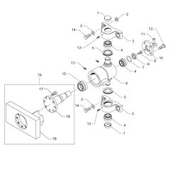Articulated Joint Assembly for Wacker RD880V Roller