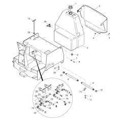 Water System Assembly for Wacker RD880V Roller