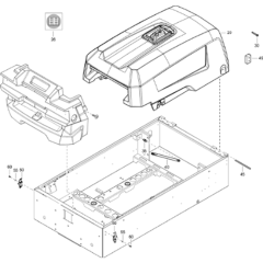 Bodywork Assembly for Atlas Copco XAS 68 Kd Compressors (from s/n APP438796 onwards)