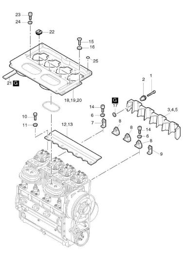 Air Ducting Assembly for Hatz 2L40